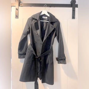 Classic Black Trench Coat